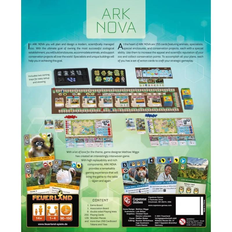 Capstone Games Board & Card Games Ark Nova
