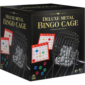 Cardinal Board & Card Games Classic Deluxe Metal Cage Bingo