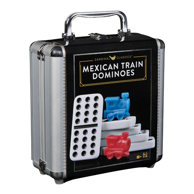 Cardinal Classic Games Dominoes - Mexican Train in Carry Case (Refresh)