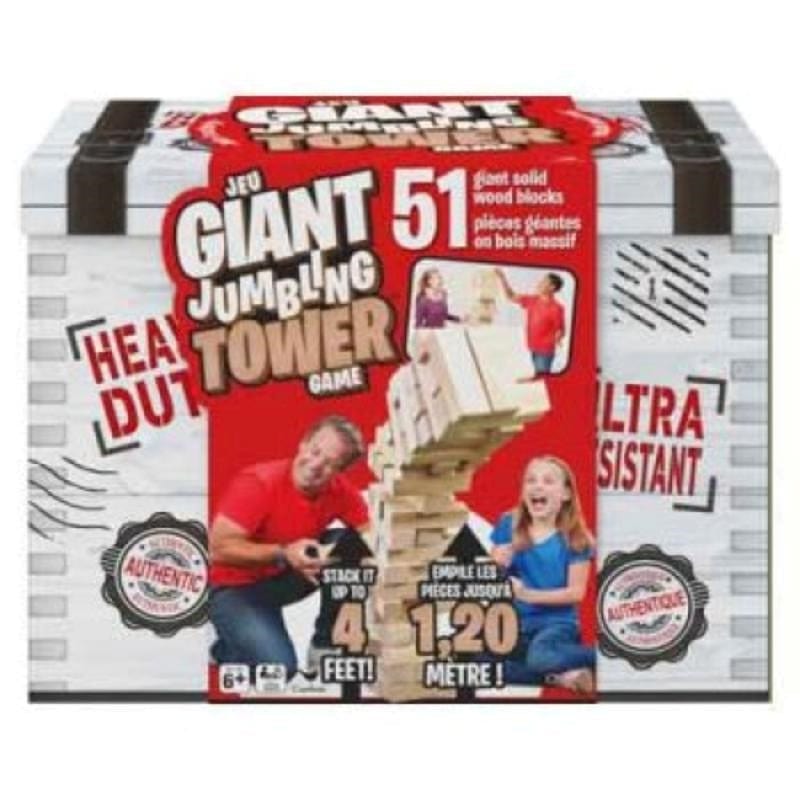 Cardinal Classic Games Jumbling Tower Giant in Crate (like Jenga)