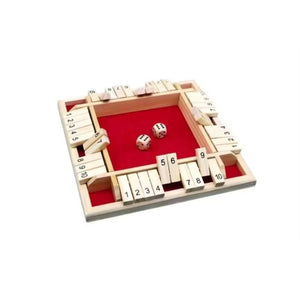 Cardinal Classic Games Shut the Box - 4 Player Wooden