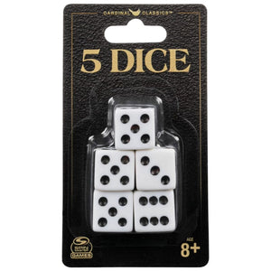 Cardinal Dice Pack of 5 Dice (Hangsell) - Cardinal