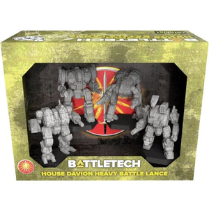 Catalyst Game Labs Miniatures BattleTech - House Davion Heavy Battle Lance