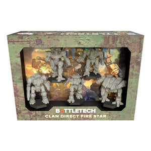 Catalyst Game Labs Miniatures Battletech - Mercenaries - Clan Direct Fire Star (TBD 2024 release)