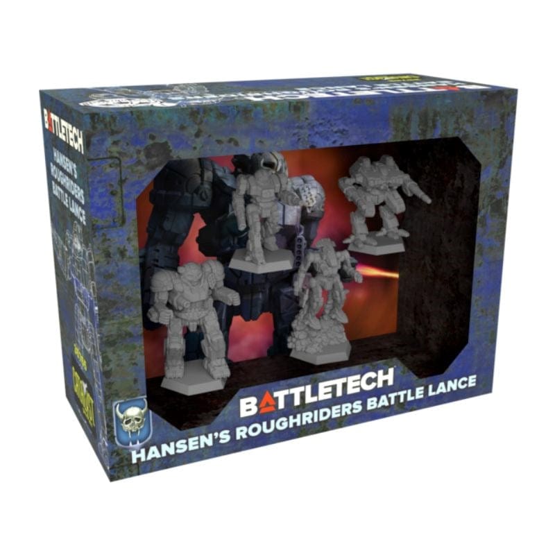 Catalyst Game Labs Miniatures Battletech - Mercenaries - Hansens Roughriders Battle Lance (TBD 2024 release)