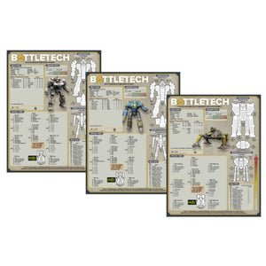 Catalyst Game Labs Miniatures Battletech - Mercenaries - Premium Record Sheets (TBD 2024 release)