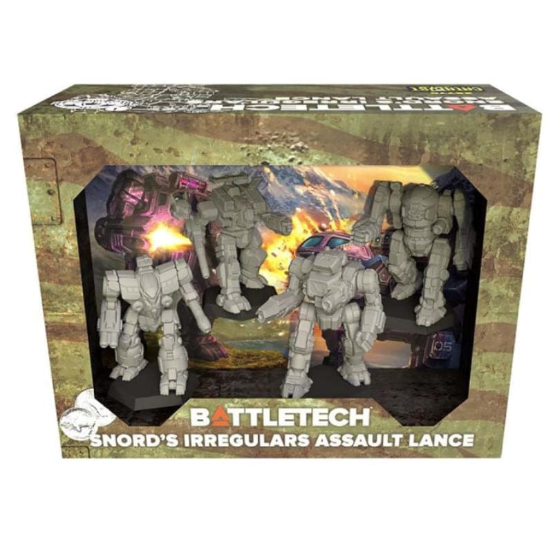 Catalyst Game Labs Miniatures Battletech - Mercenaries - Snords Irregulars Assault Lance