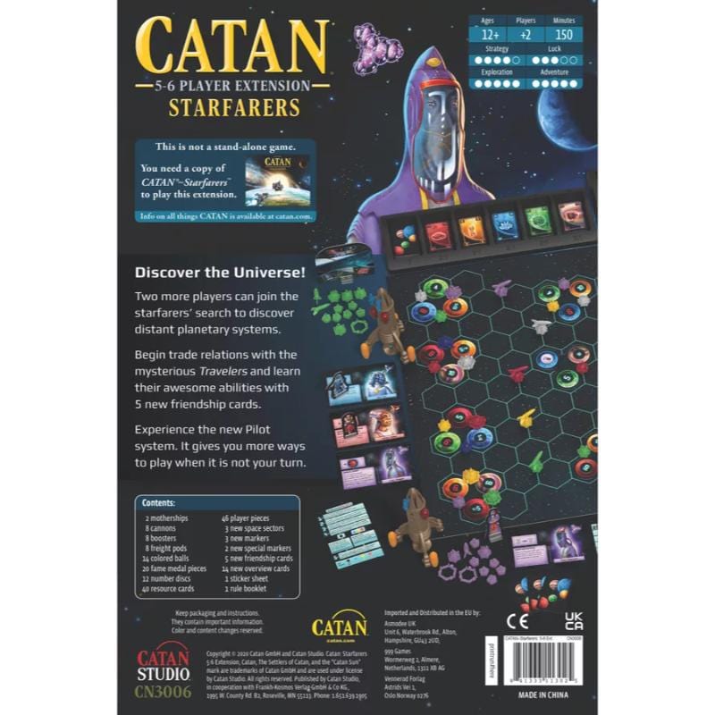 Catan Studios Board & Card Games Catan Starfarers 5-6 Player Extension
