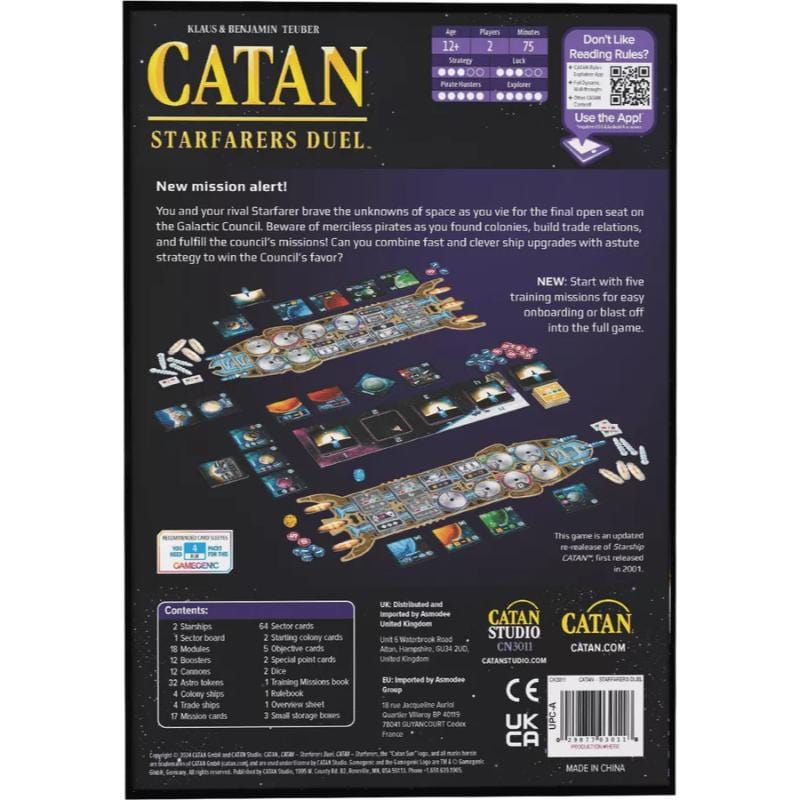 Catan Studios Board & Card Games Catan Starfarers - Duel