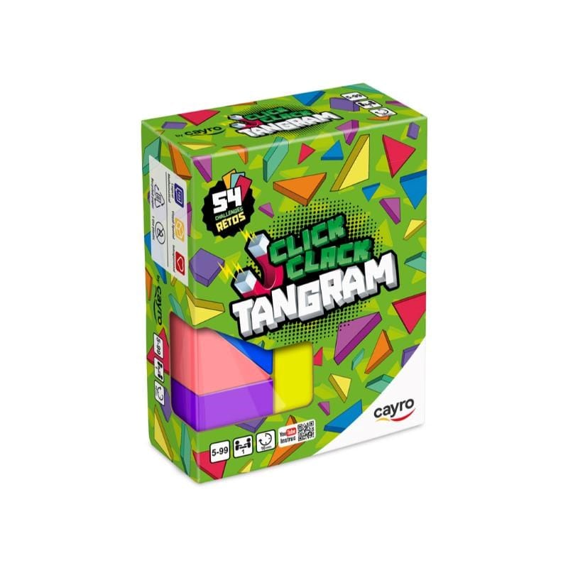 Cayro Logic Puzzles Click Clack -Tangram (September 2025 Release)