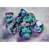 Chessex Dice Chessex D7-Die Set Nebula Polyhedral Fluorite/white 7-Die Set (with bonus die)