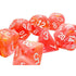 Chessex Dice Dice - Chessex 7 Mega-hedral - Festive Dahlia/White Luminary Set (05/11/2025 Release)