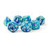 Chessex Dice Dice - Chessex 7 Mega-hedral - Festive Waterlily/White Set