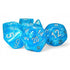 Chessex Dice Dice - Chessex 7 Mega-hedral - Luminary Sky/Silver Luminary Set