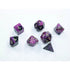 Chessex Dice Dice - Chessex 7 Polyhedrals - Gemini Mini-hedral Black-Purple/gold