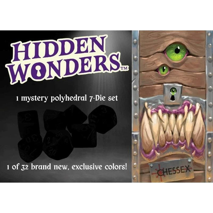 Dice - Chessex 7 Polyhedrals - Hidden Wonders Set (Assorted)