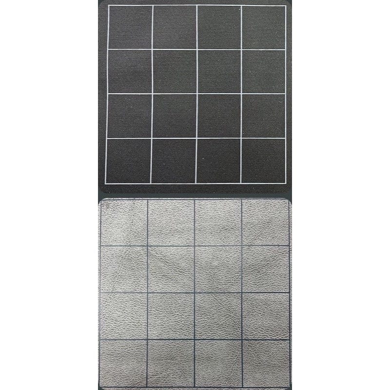 Chessex Roleplaying Games Chessex - Megamat - 34.5 x 48? (1? Black-Grey Sq Reversible)
