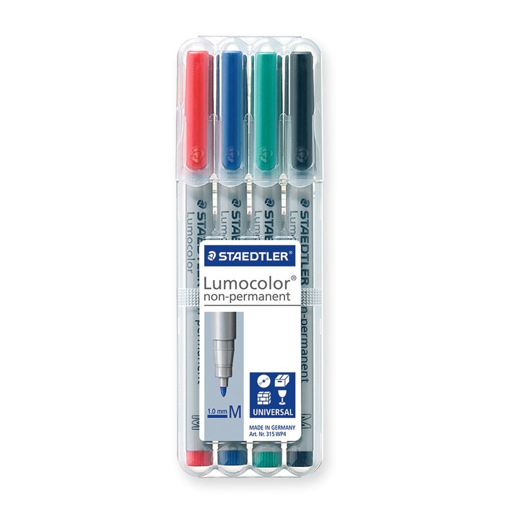 Chessex Roleplaying Games Pen - Staedtler Lumocolour (for Megamat, pack of 4) Mat Marker