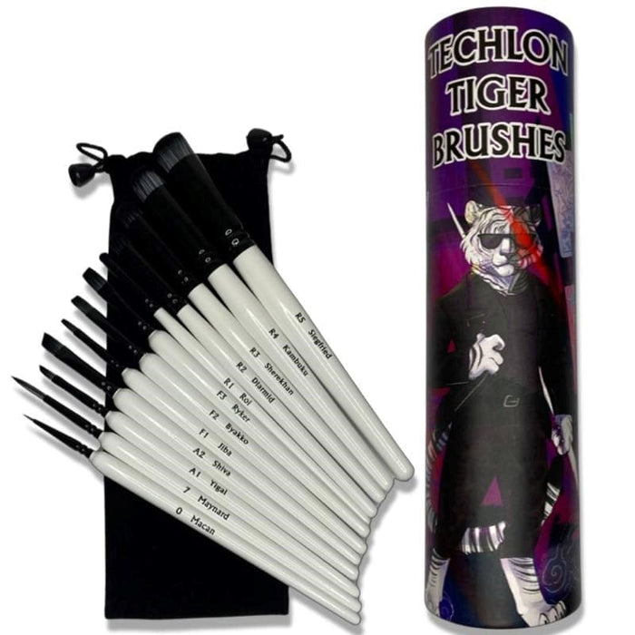 Chronicle Cards - Techlon Tiger Drybrush Set