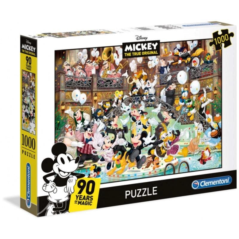 Clementoni Jigsaws Disney Mickey Mouse 90 Years of Magic Puzzle (1000pc) Clementoni