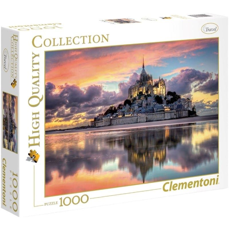 Clementoni Jigsaws Magnifique Mont Saint Michel (1000pc) Clementoni