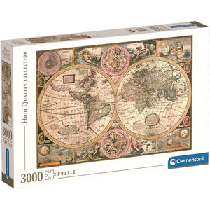 Clementoni Jigsaws Old Map (3000pc) Clementoni