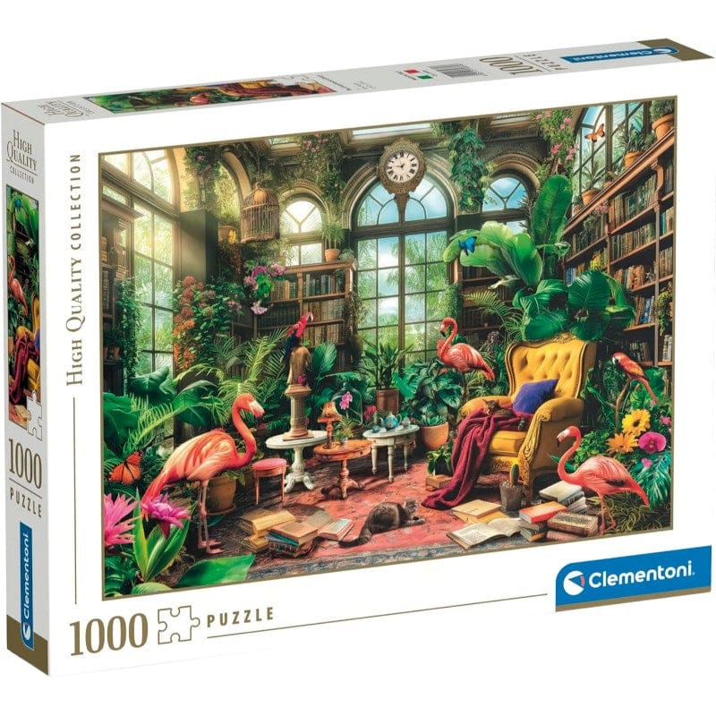 Clementoni Jigsaws The Greenhouse Library (1000pc) Clementoni