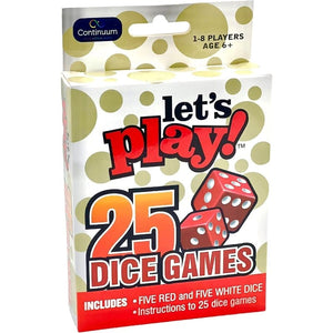 Continuum Games Board & Card Games Lets Play! - 25 Dice Games