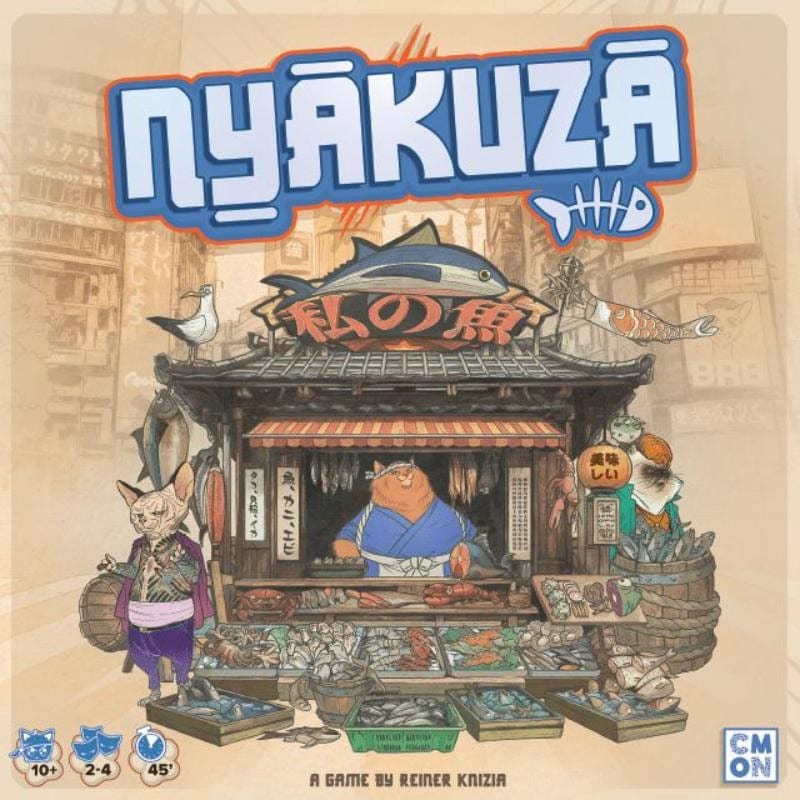 Cool Mini or Not Board & Card Games Nyakuza - Board Game (Preorder - 2025 release)