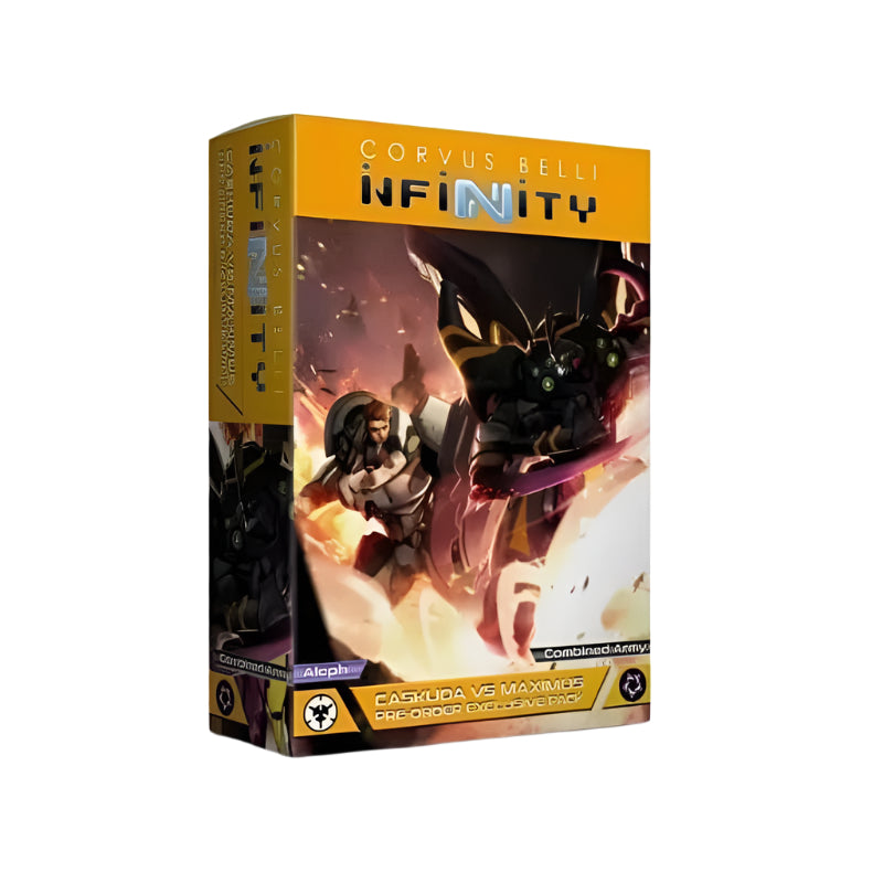 Corvus Belli Miniatures Infinity - Aleph/Combined Army - Caskuda vs Maximus Pre-order Exclusive Pack