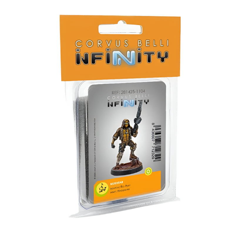 Corvus Belli Miniatures Infinity - Haqqislam - Mukhtar (Red Fury) (September 2024 Release)