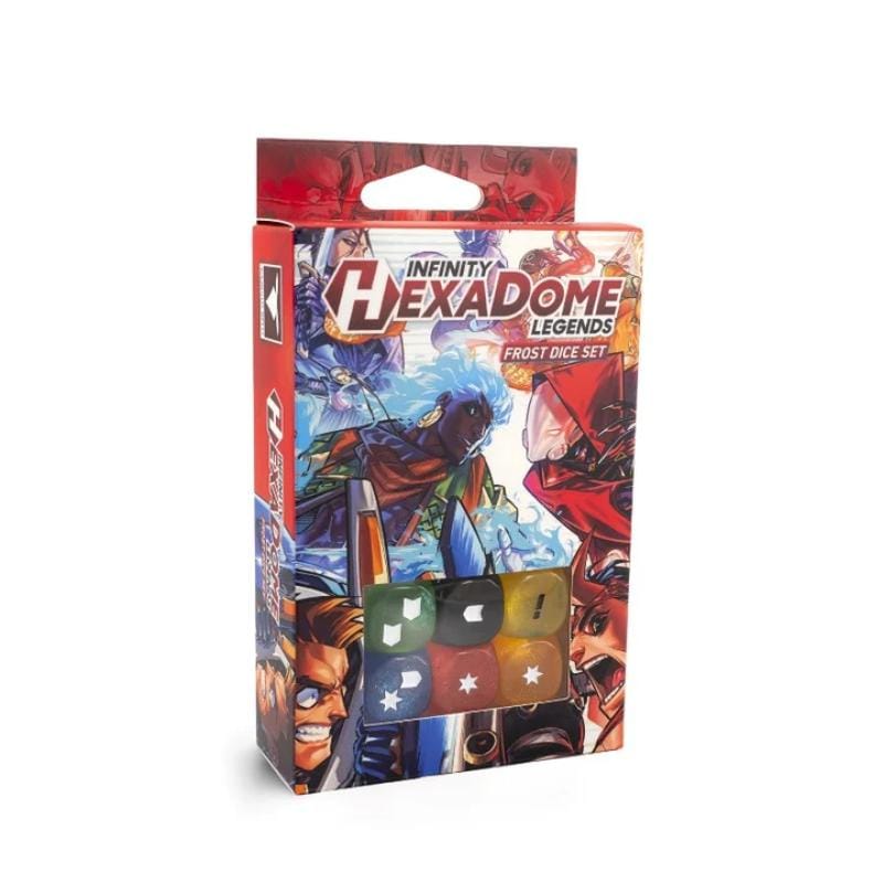 Corvus Belli Miniatures Infinity - HexaDome Legends - Frost Dice Set (29/08/2026 Release)