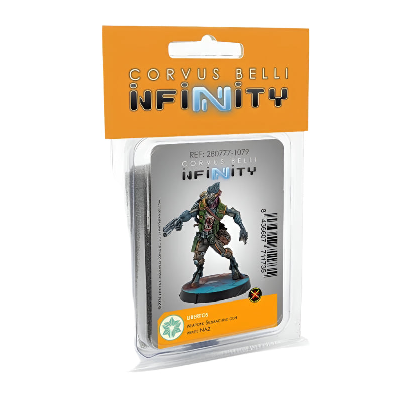 Corvus Belli Miniatures Infinity - NA2 - Libertos (Submachine Gun)