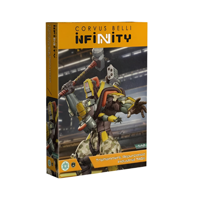 Corvus Belli Miniatures Infinity - NA2 - Triphammers, Repurposed Industrial TAGs (31/10/2024 Release)