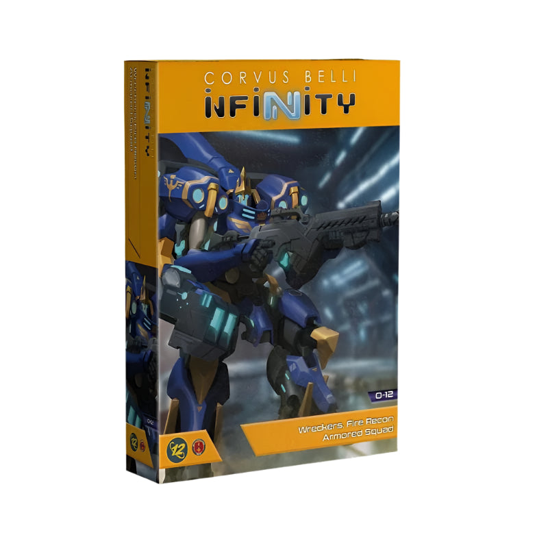 Corvus Belli Miniatures Infinity - O-12 - Wreckers, Fire Recon Armored Squad (TAG Pack)