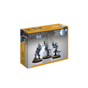 Corvus Belli Miniatures Infinity - PanOceania -  Tertiarian Trinitarian (boxed)