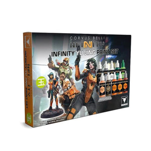 Corvus Belli Miniatures Infinity - Yu Jing - Paint Set - Zhanshi Paramedic Exclusive Expansion (August 2025 Release)