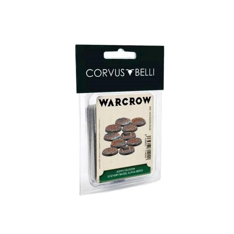 Corvus Belli Miniatures Warcrow - 30mm Scenery Bases Ã¢ÂÂ Feudom - Alpha Series (26/09/2025 Release)
