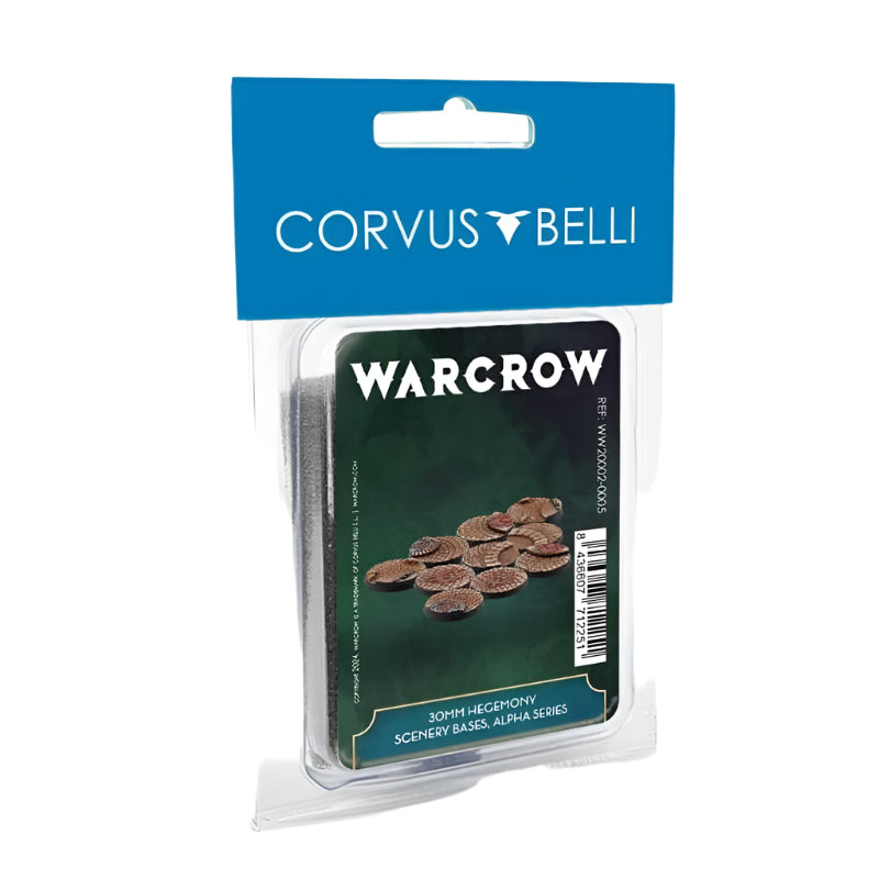 Corvus Belli Miniatures Warcrow - 30mm Scenery Bases - Hegemony - Alpha Series (Preorder - 31/08/24 release)
