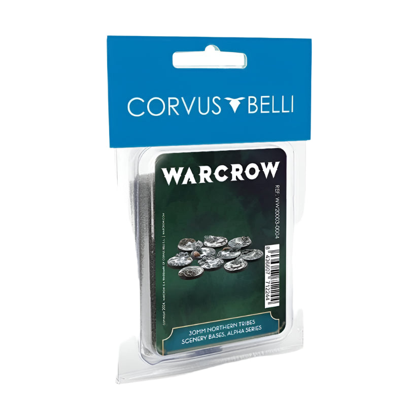 Corvus Belli Miniatures Warcrow - 30mm Scenery Bases - Northern Tribes - Alpha Series (Preorder - 31/08/24 release)