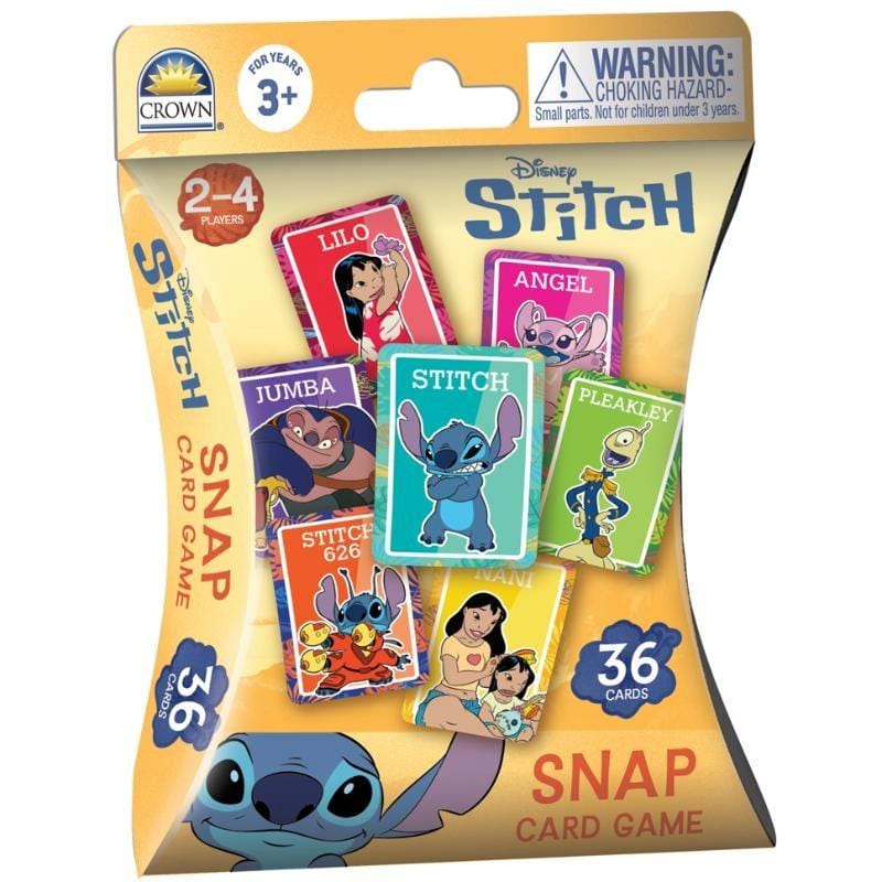 Crown & Andrews Board & Card Games Stitch Snap Card Game