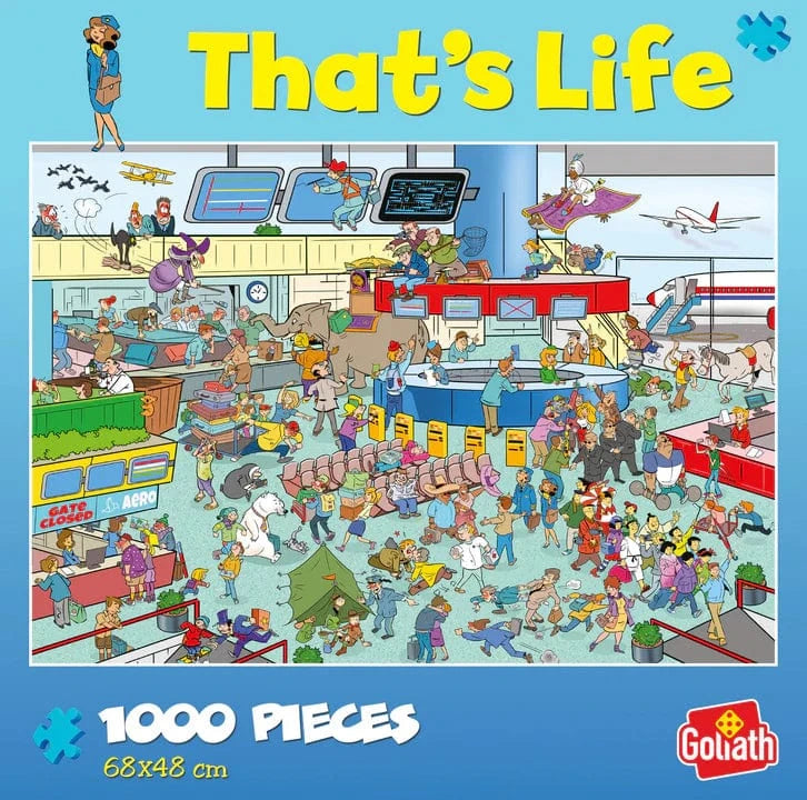 Crown & Andrews Jigsaws Airport - That's Life (1000pc)