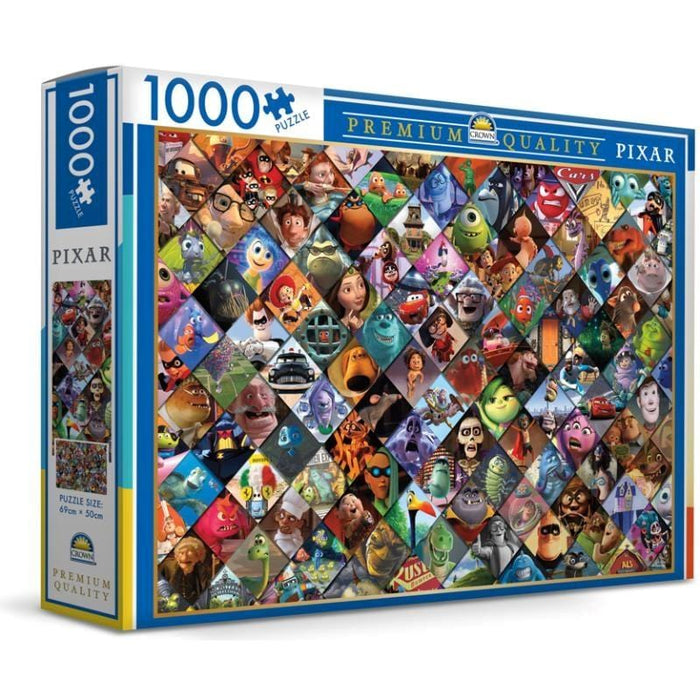 Crown Premium Puzzle (1000pc) - Disney Pixar