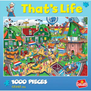 Crown & Andrews Jigsaws Dutch Flower Fields - That's Life (1000pc)