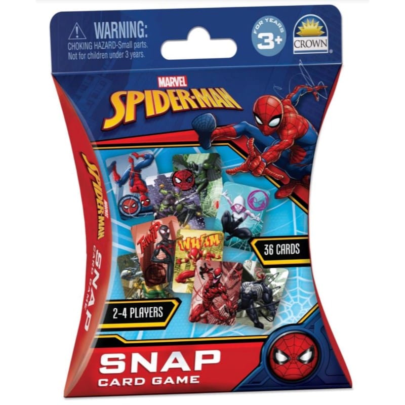 Crown Products Board & Card Games Snap - Spiderman (Crown)