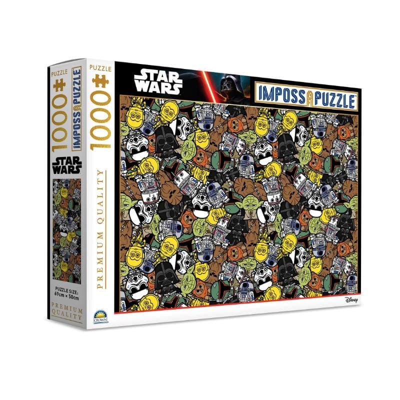 Crown Products Jigsaws ImpossApuzzle - Star Wars (1000pc)