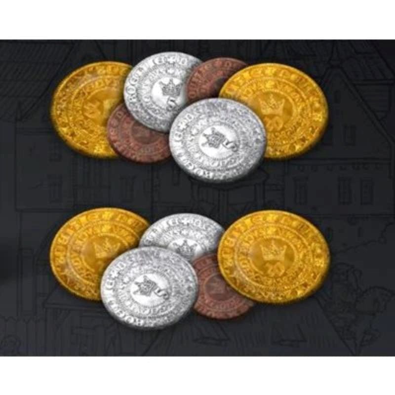Czech Games Edition Board & Card Games Kutna Hora - The City of Silver - metal coins