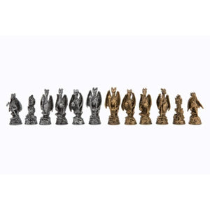 Dal Rossi Classic Games Chess Men - Dragon Pewter (Dal Rossi)
