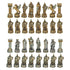 Dal Rossi Classic Games Chess Men - Greek Olympus Metal 85mm (Dal Rossi)