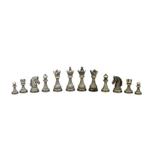 Dal Rossi Classic Games Chess Pieces - Italy Regal Copper and Silver 90mm (Dal Rossi)